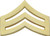 Smith And Warren Collar Brass Insignia -  SGT CHEVRON LARGE PAIR
