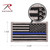 Rothco Thin Blue Line Police U.S. Flag Patch - Hook Back