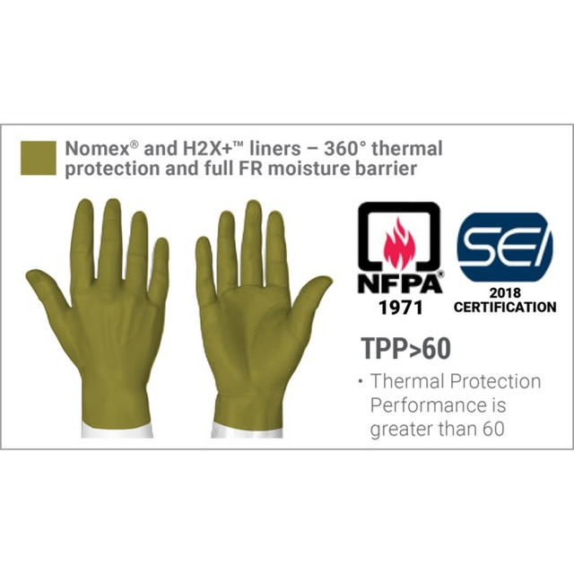 HexArmor FireArmor SRX 8180 Structural Firefighter Gloves