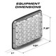 Feu Feniex Lux Series A-7900 9x7 Blanc - Pour Véhicule D'intervention Ou Customisation