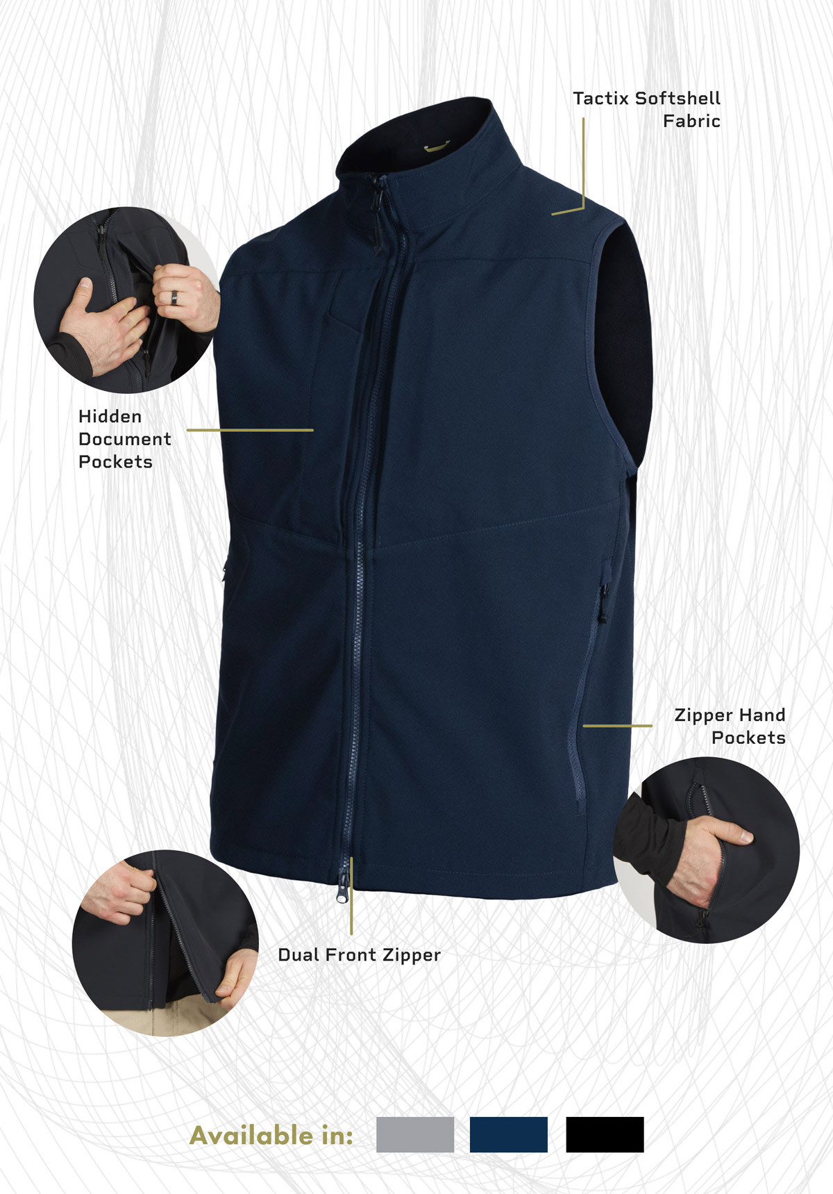 First Tactical 118004 Tactix Vest Features