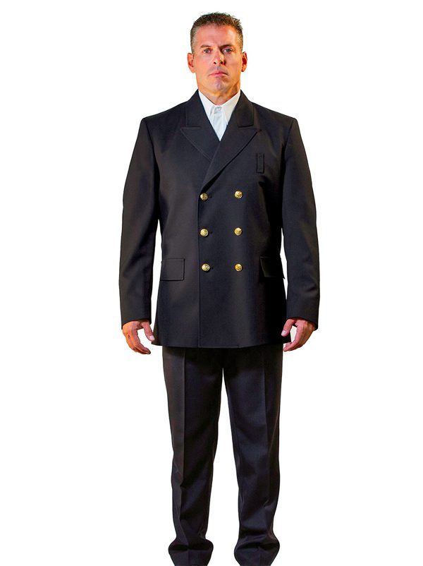 ジャケット・アウター A.PRESSE 22AW Double BreastedJacket NAVY Class A Uniform - Navy Double Breasted Coat With Bottom