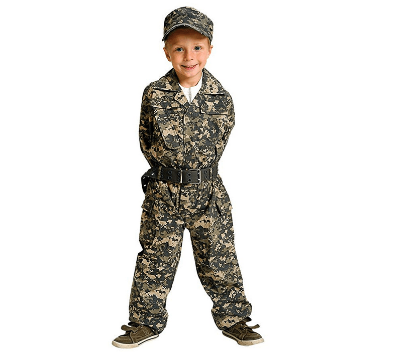 Aeromax Kids Camouflage - Army Costume