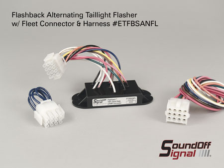 FaB　光速移動/Gone in a Flash RF Extended SoundOff Signal Flashback Tailight Flasher ETFBSSN-P
