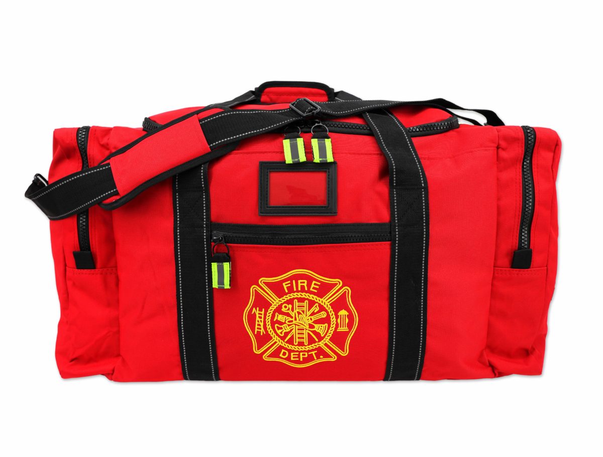 Red Fire Gear Bag - LXFB40-R Firefighter Turn Out Gear Bag
