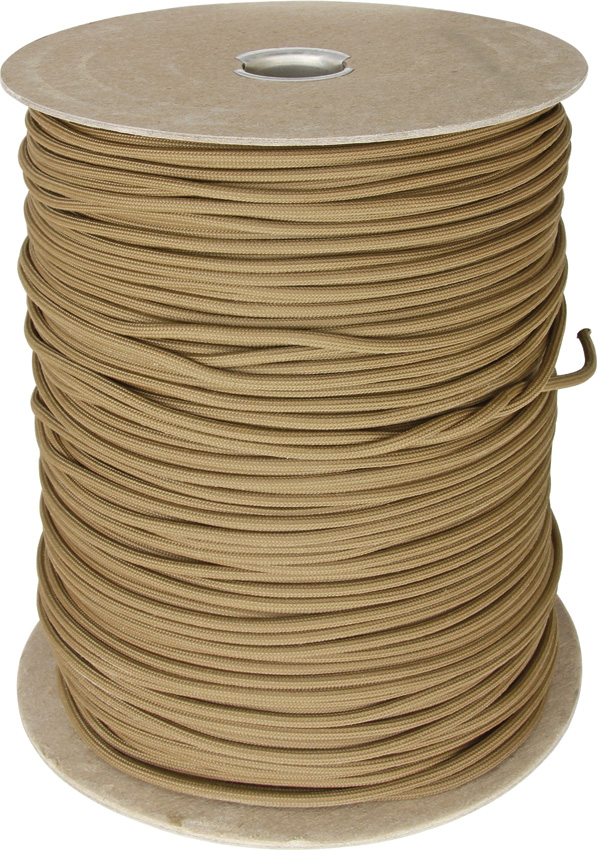 550 Paracord 1000 Ft - Coyote Brown