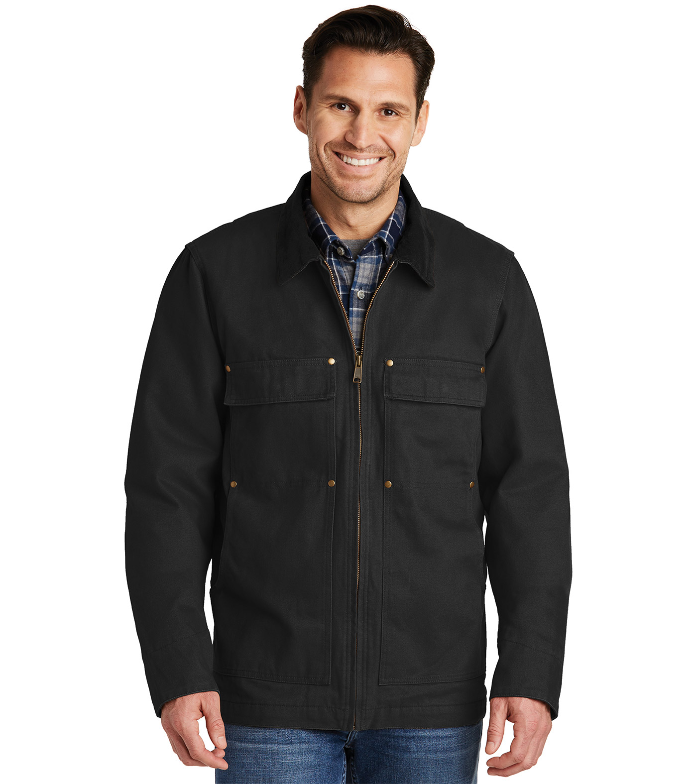 ジャケット・アウター 40's It's Walkers 2Pocket Chore Jacket Durable Zip-Up Chore Coat