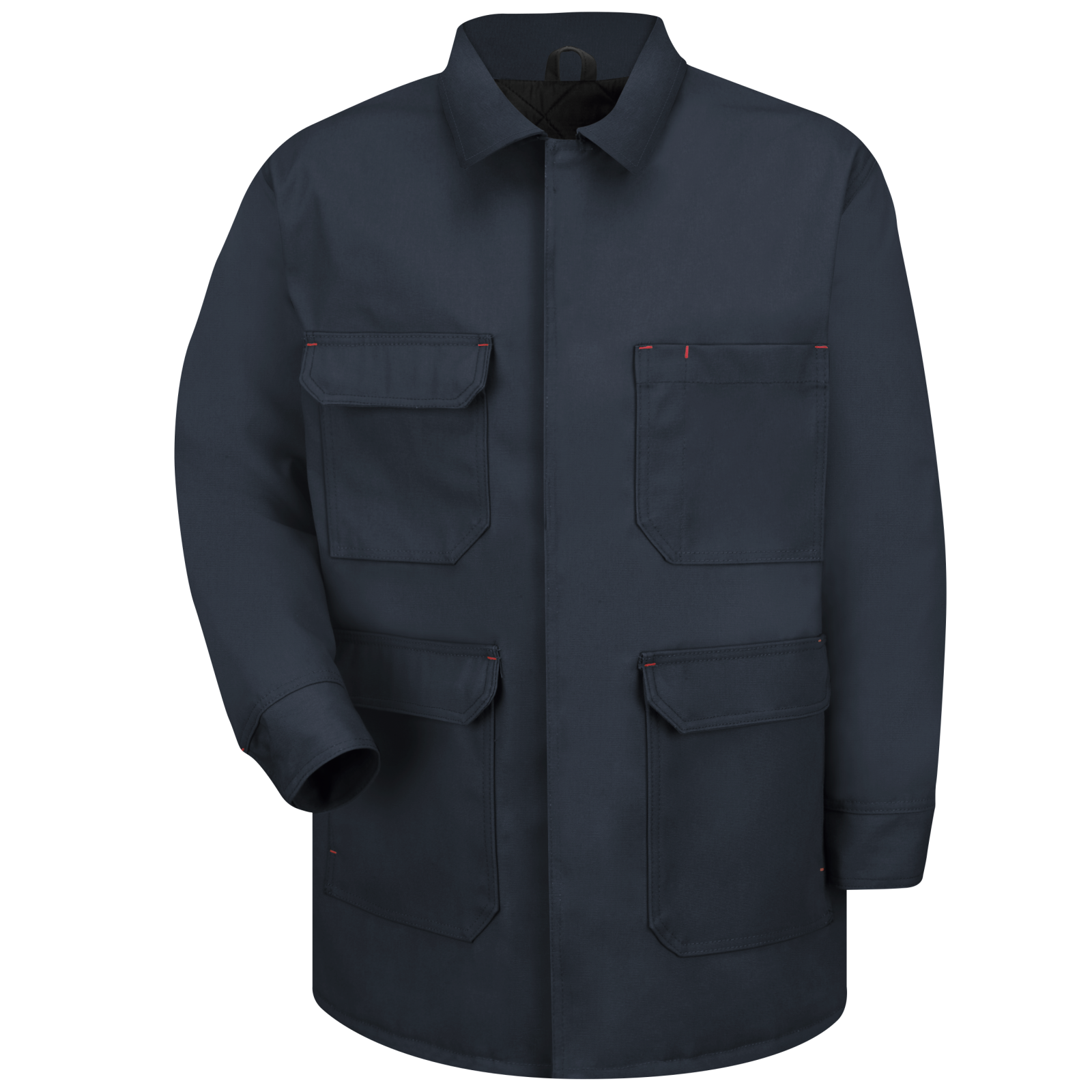 Italy Duck canvas Fireman Coat Red 【公式通販】