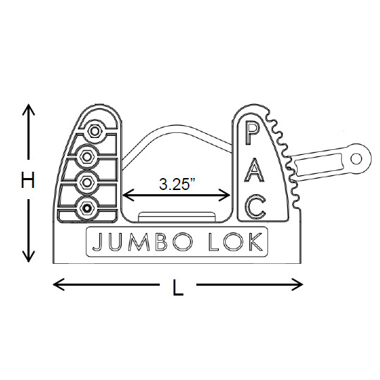 PAC Jumbolok 1070 Fire Tool Mount