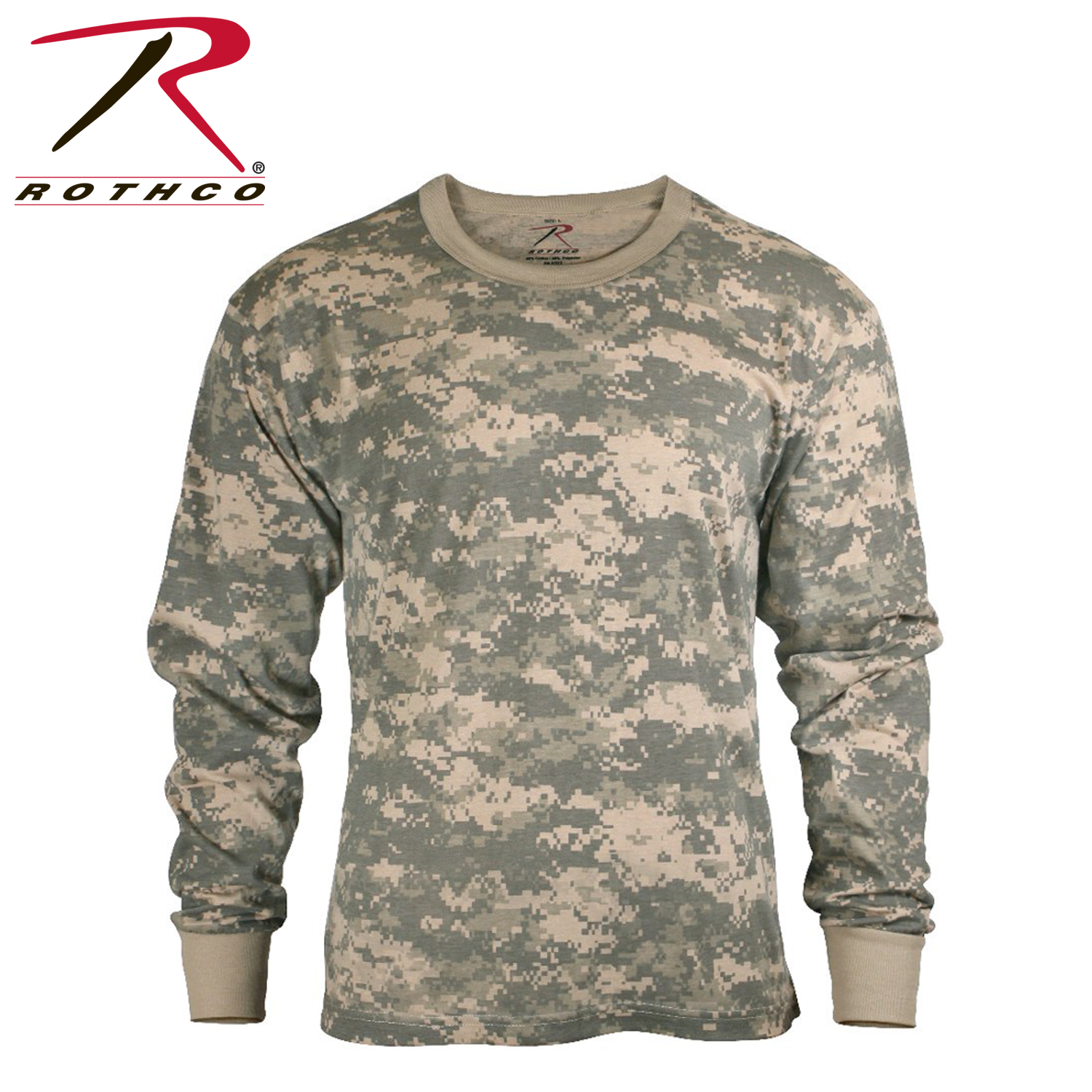 Rothco Long Sleeve Digital Camo T-Shirt, image size:1500x1500