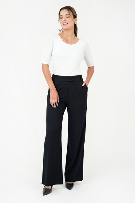 Pantalon Pretina Elasticada En Espalda