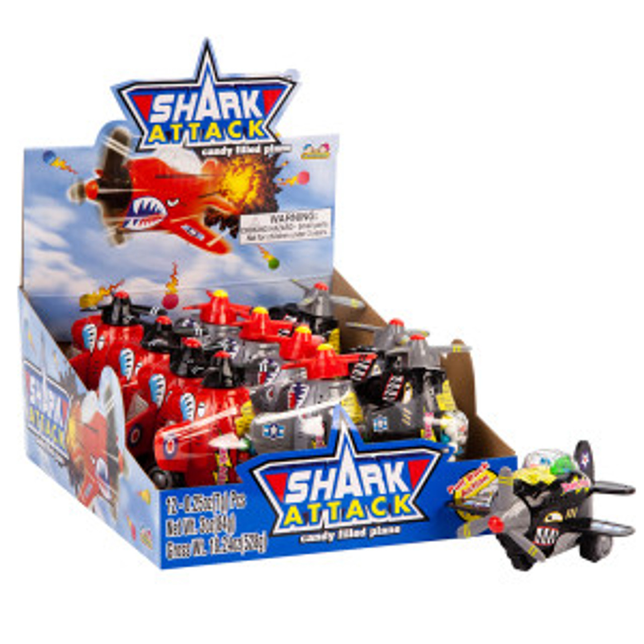 Shark Attack Candy 0.25 Ounces 12 Count Mad Al Candy