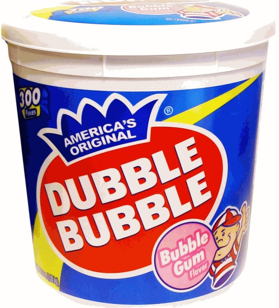 Dubble Bubble Assorted 4-Flavor Twist Tub, 300 Count –