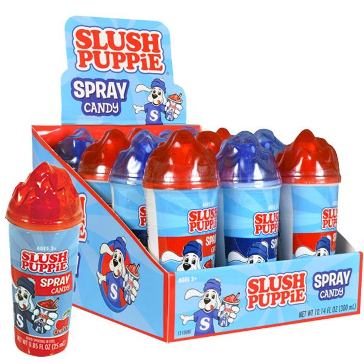 Slush Puppie Spray 085 Ounce 12 Count Mad Al Candy 6219