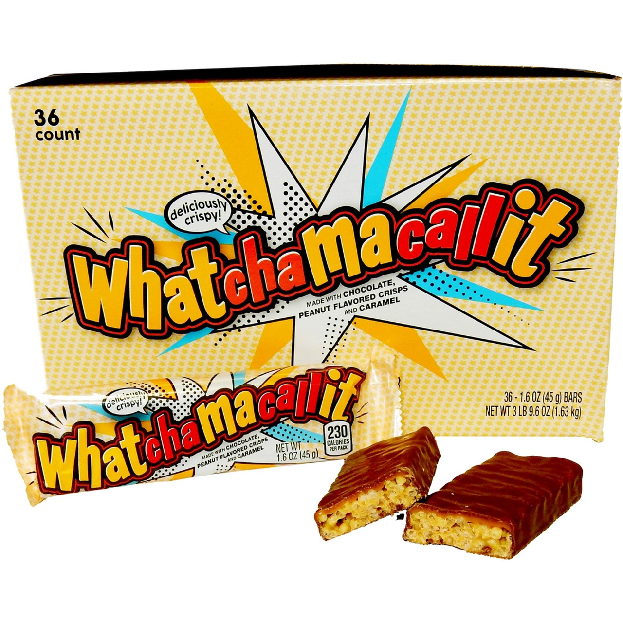 Whatchamacallit Candy Bar Count Good 1.6 Ounce 36 Count Mad Al Candy
