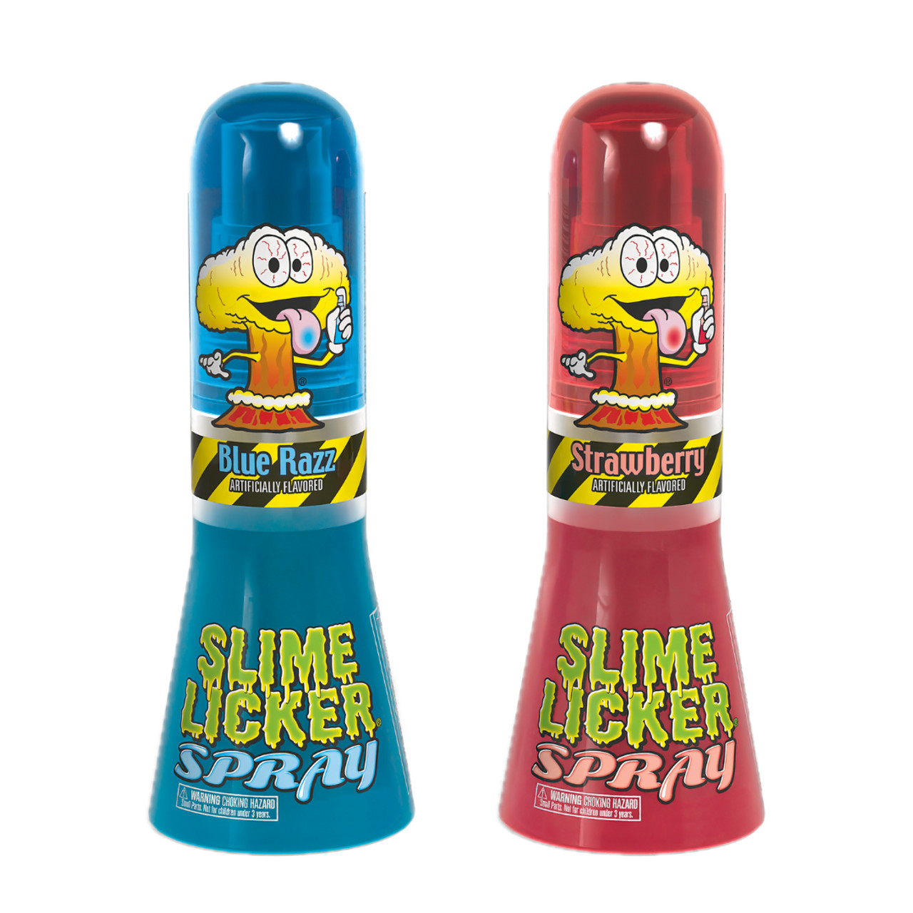 Toxic Waste Slime Licker Blue Razz, Cherry and Apple Squeeze Candy