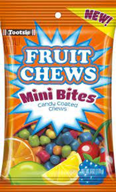 Tootsie Roll Fruit Chew Mini Bites 6 Ounce 12 Count