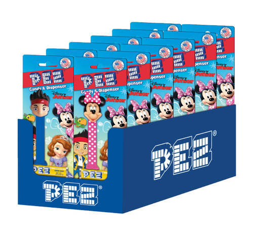 Pez Disney Jr. Assortment Blister Card 0.87 Ounce 12 Count