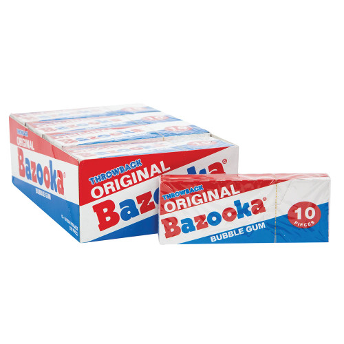 Bazooka Original Throwback 10 Piece 12 Count