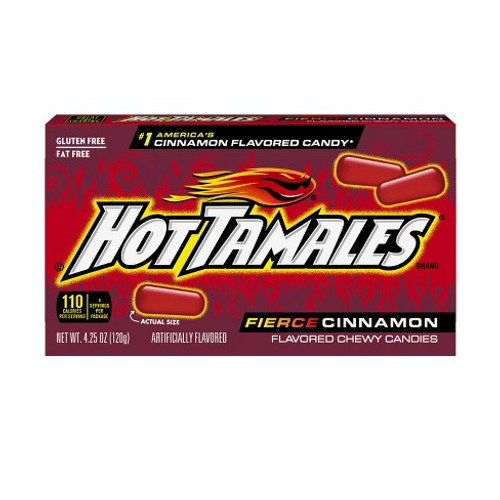 Hot Tamales 4.25 Ounce 12 Count Theatre Box