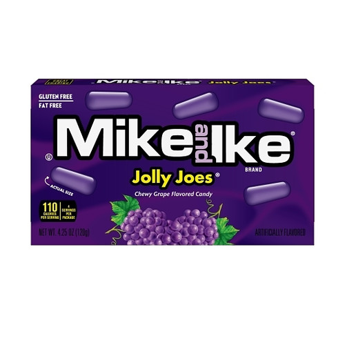 Mike & Ike Jolly Joes 4.25 Ounce 12 Count Theater Box