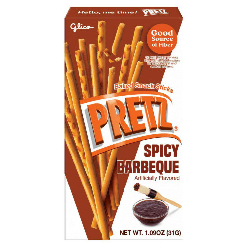 Pretz Spicy Barbeque 1.09 Ounce 10 Count