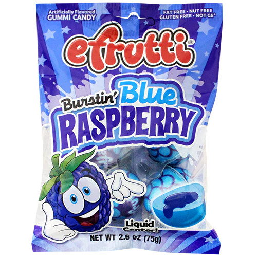 Burstin' Blue Raspberry 2.6 Ounce 12 Count Peg Bag