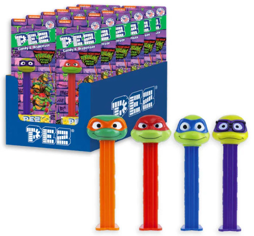 PEZ Teenage Mutant Ninja Turtles Assortment Blister Card 0.87 Ounce 12 Count