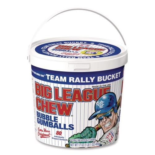 Big League Chew Gumball Bucket 14.1 Ounce 80 Count