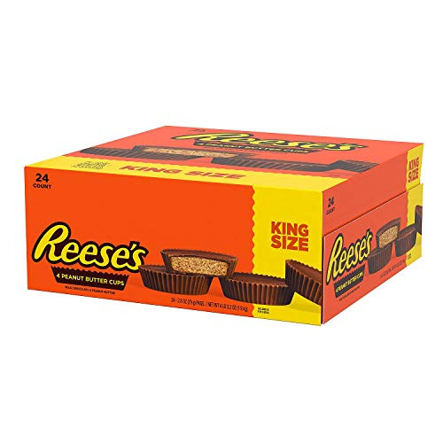 Reese's Peanut Butter Cups King Size 2.8 Ounce 24 Count