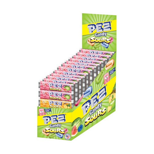 Pez Sours Refill 0.29 Ounce 6 Piece 12 Count