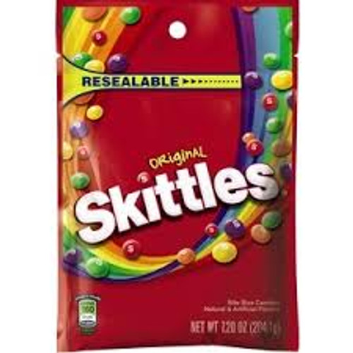 Skittles Original 7.2 Ounce 12 Count Peg Bag