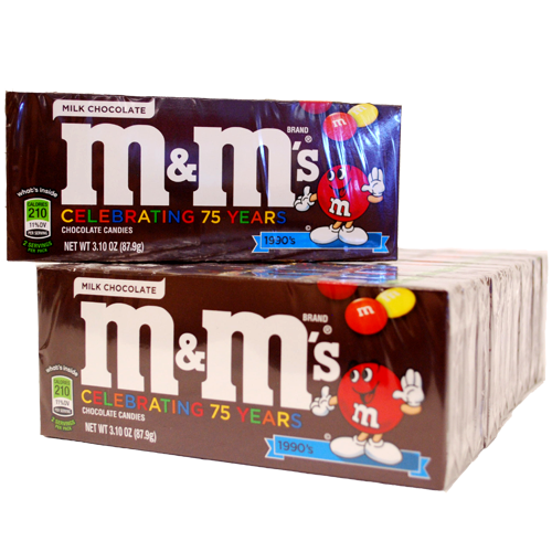 M&M Plain 3.1 Ounce 12 Count Theatre Box