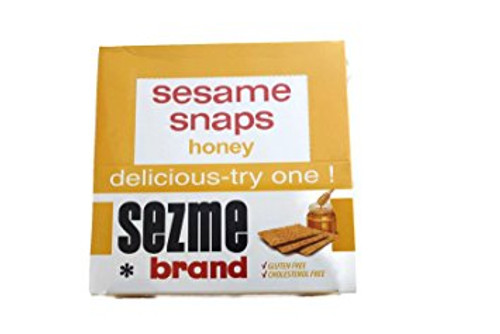 Sezme Sesame Snaps Honey 1.34 Ounce 24 Count