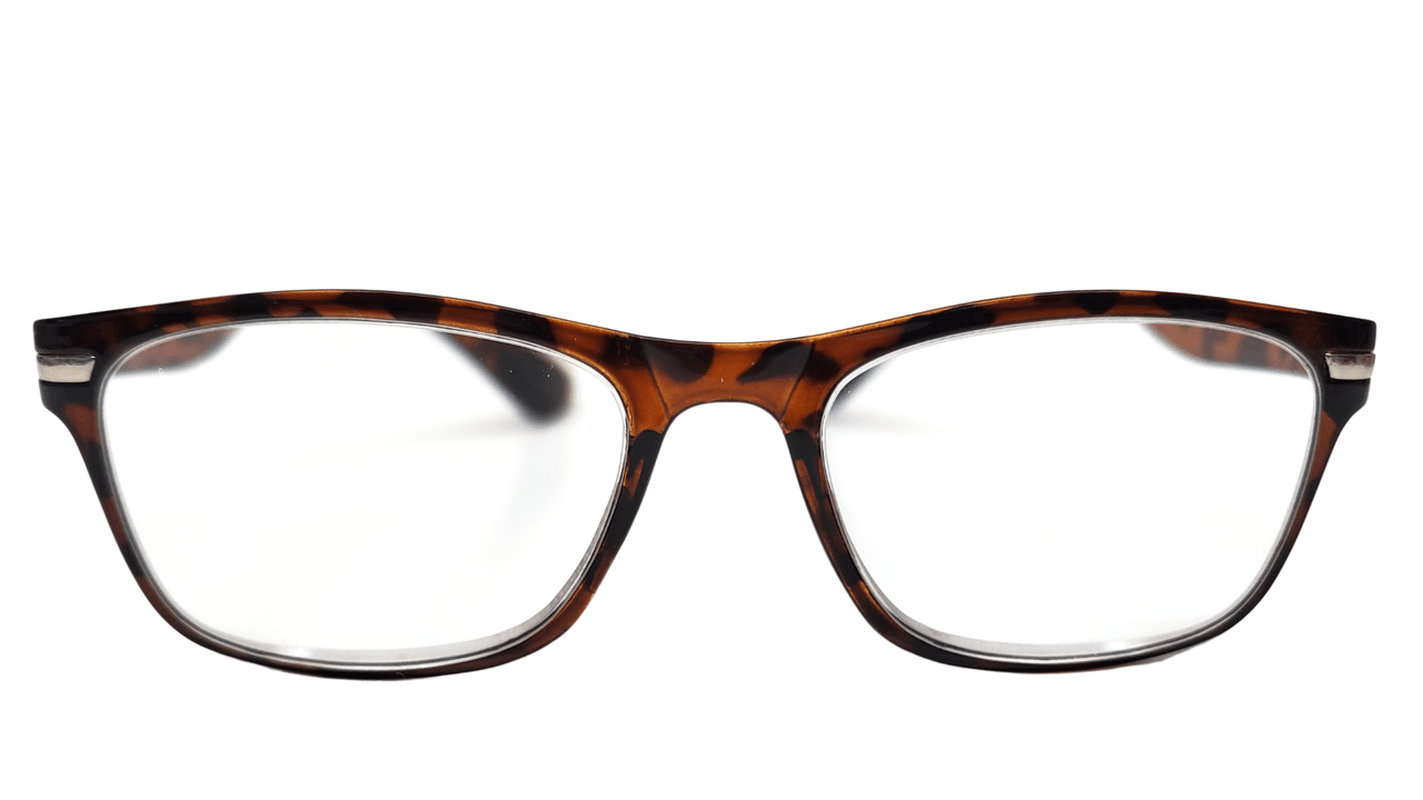 Sleek Italian Reading Glasses in Brown