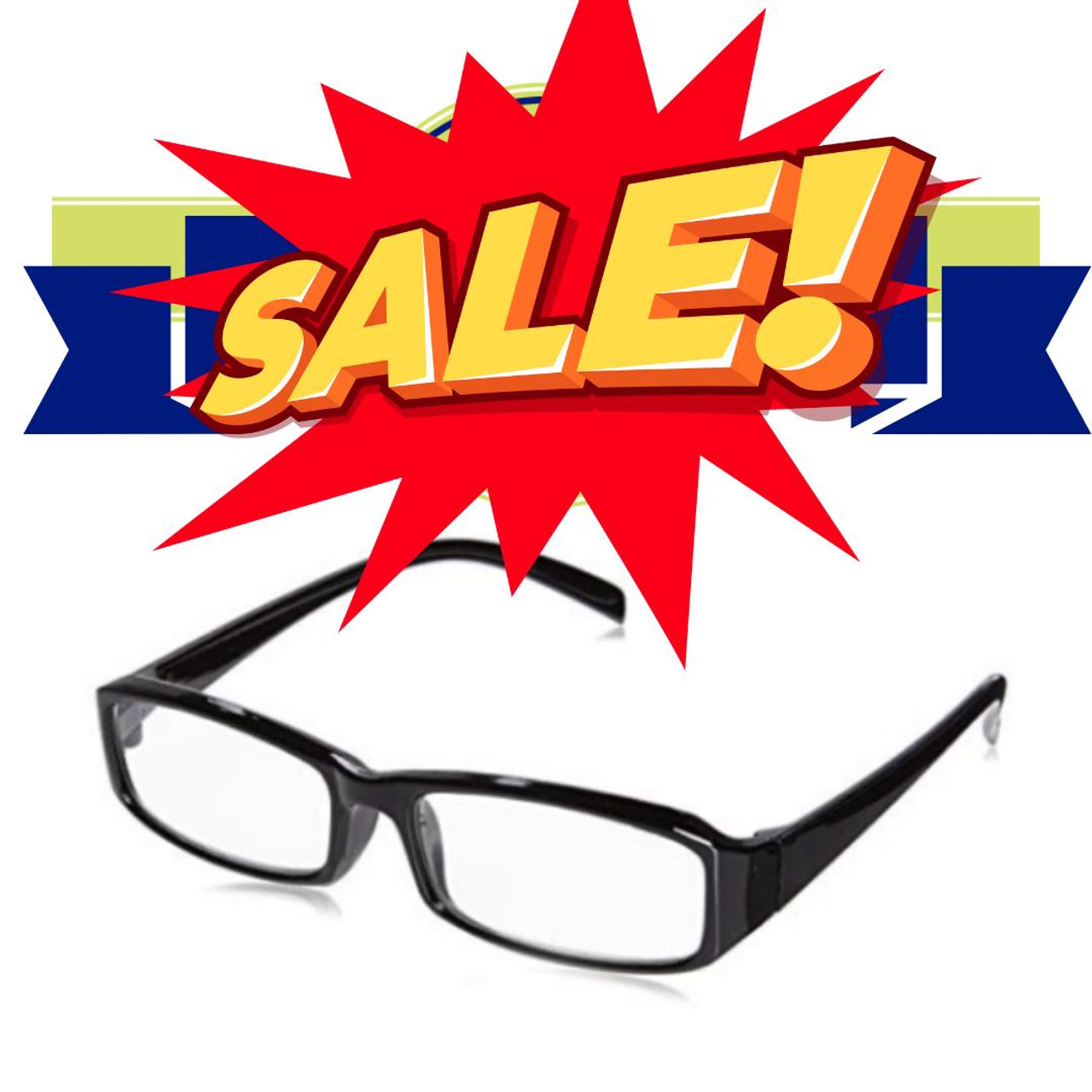 Half Frame Reading Glasses in Black For Bulk Purchase