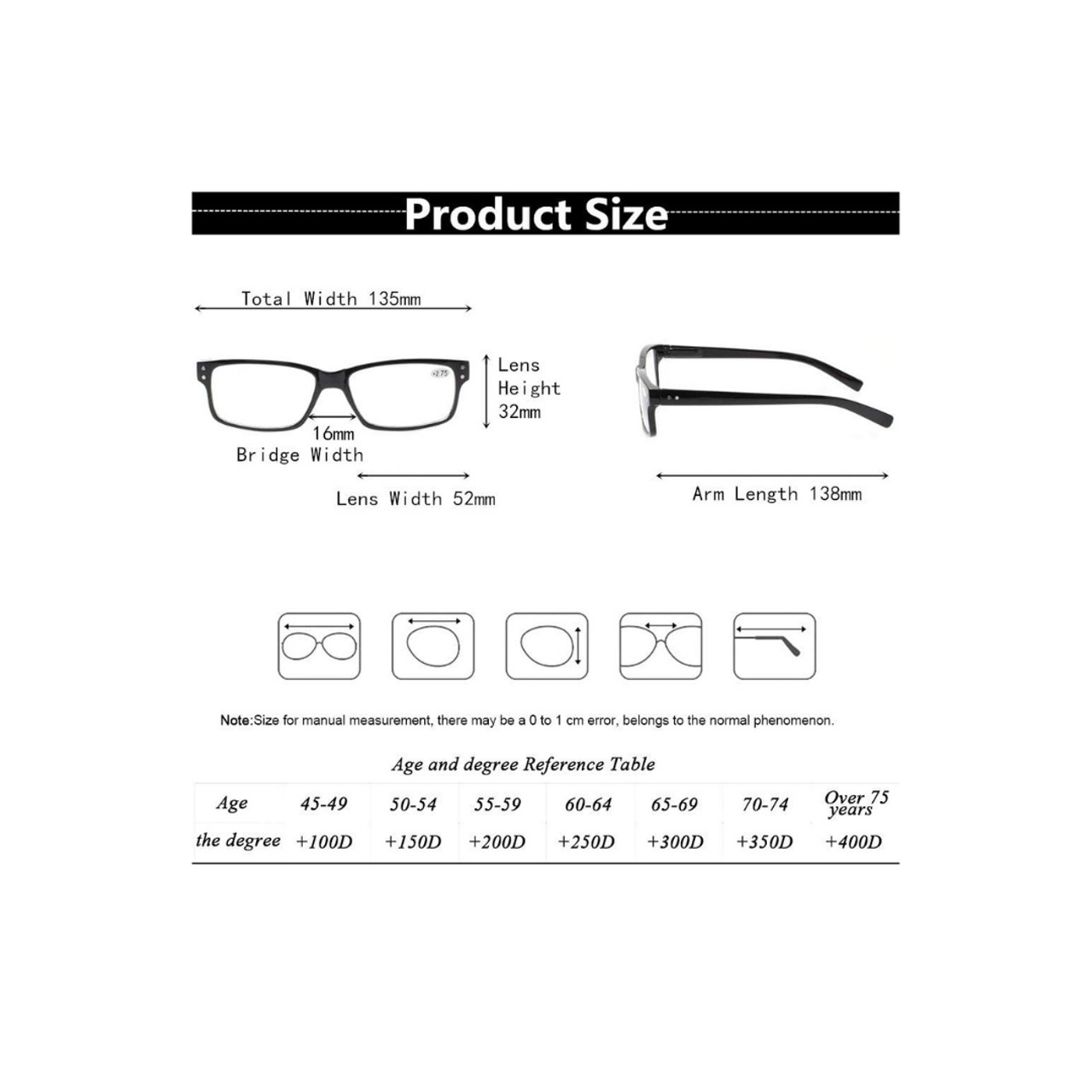 High Magnification Reading Glasses