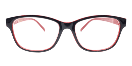 Black and Red Diamond Reading Glasses 