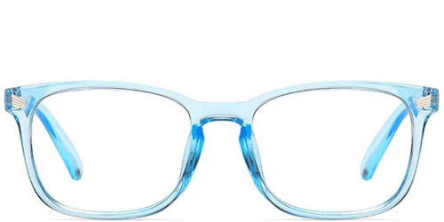 High Power Blue Clear Glasses