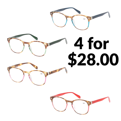 Value pack reading glasses