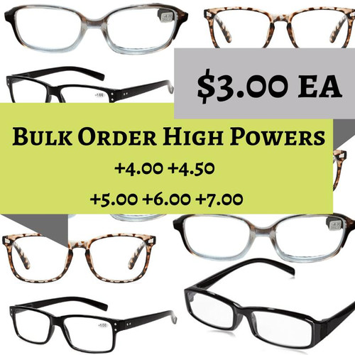 High Power Reading Glasses for Wholesale