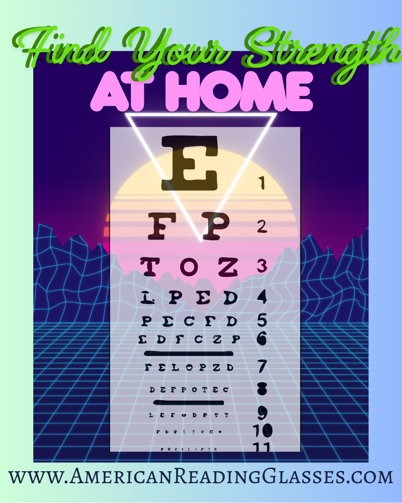Read Strength How to Find Your Reading Glasses Strength at Home - AMERICAN READING ...