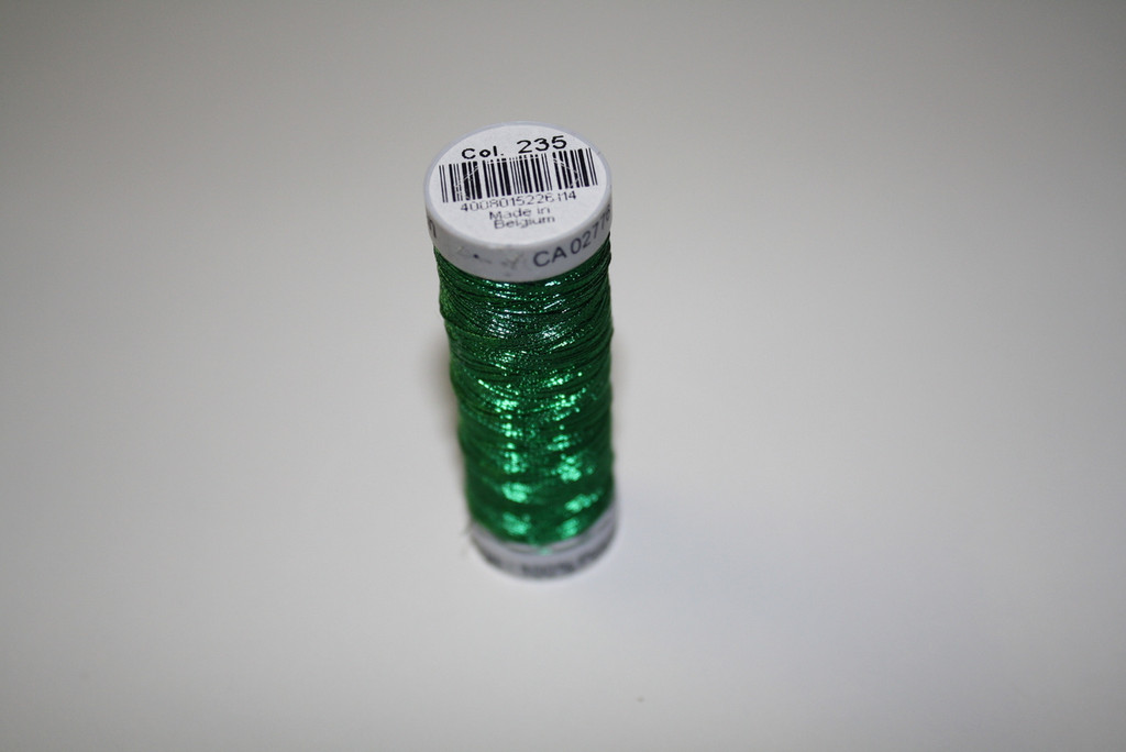 Green #235 Metallic Thread - 200m