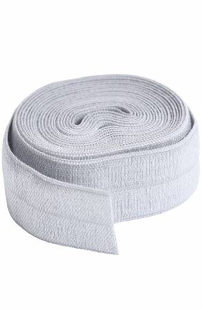 Pewter Fold Over Elastic (SUP211-2-PWR)