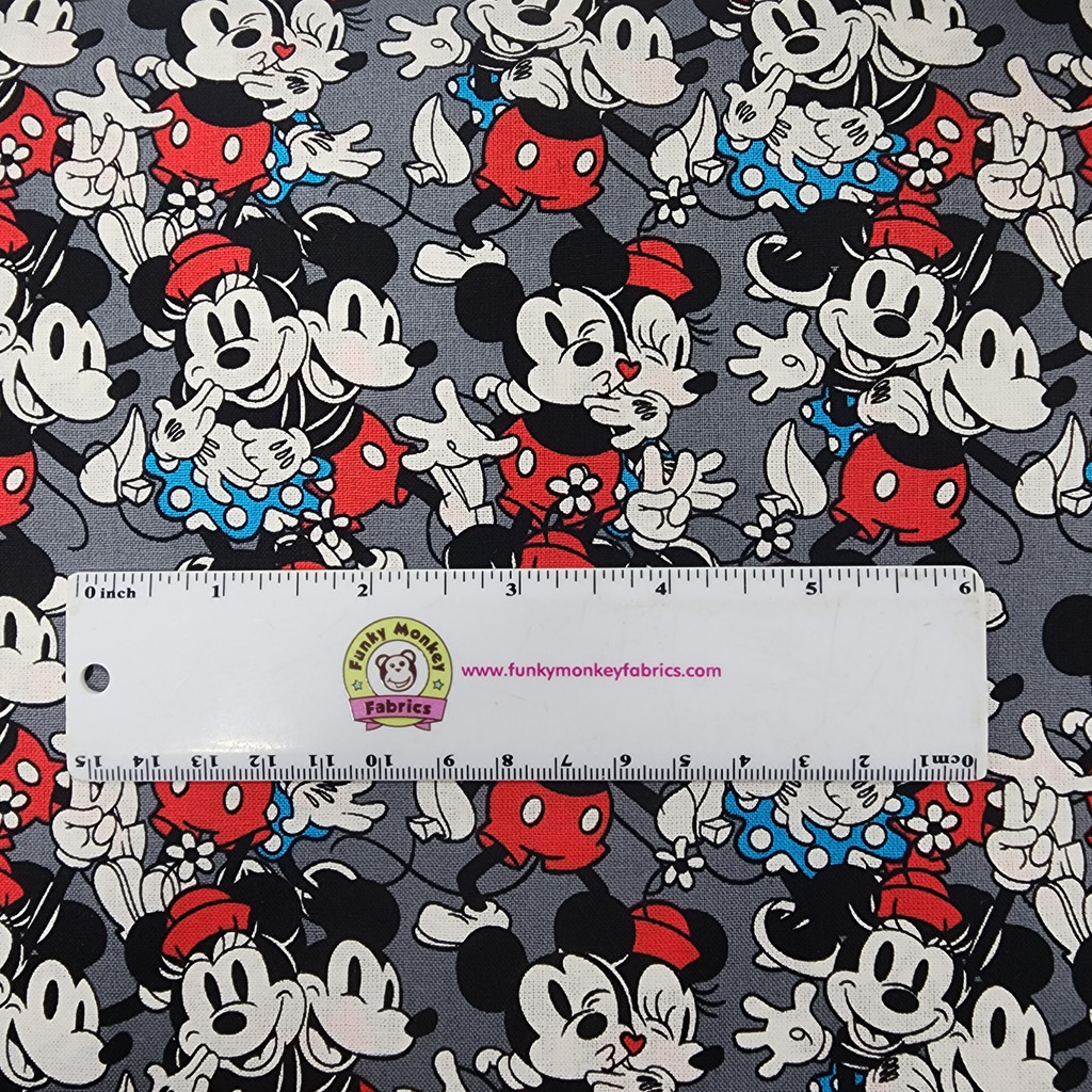 Disney Mickey & Minnie Vintage Loved Packed - Springs Creative Cotton