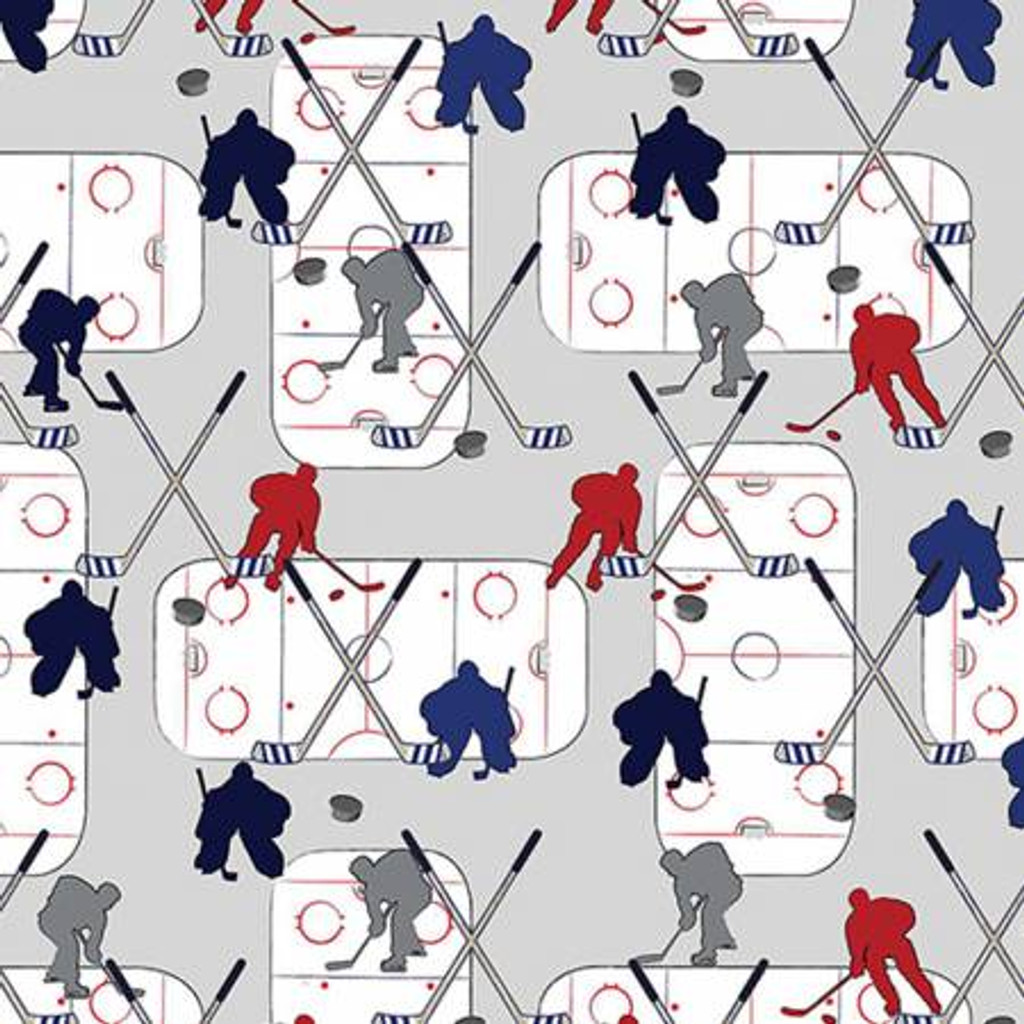 Cloud Hockey Digital - Shannon Fabrics Cuddle Minky