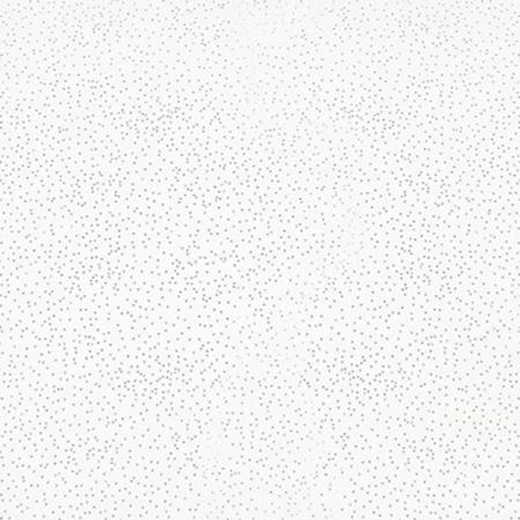 Snow/Silver Sparkle Glitter - Shannon Fabrics Cuddle Minky