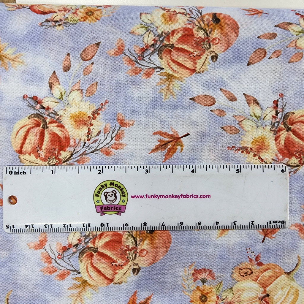 CLEARANCE Lilac Pumpkin Toss - Studio E Cotton