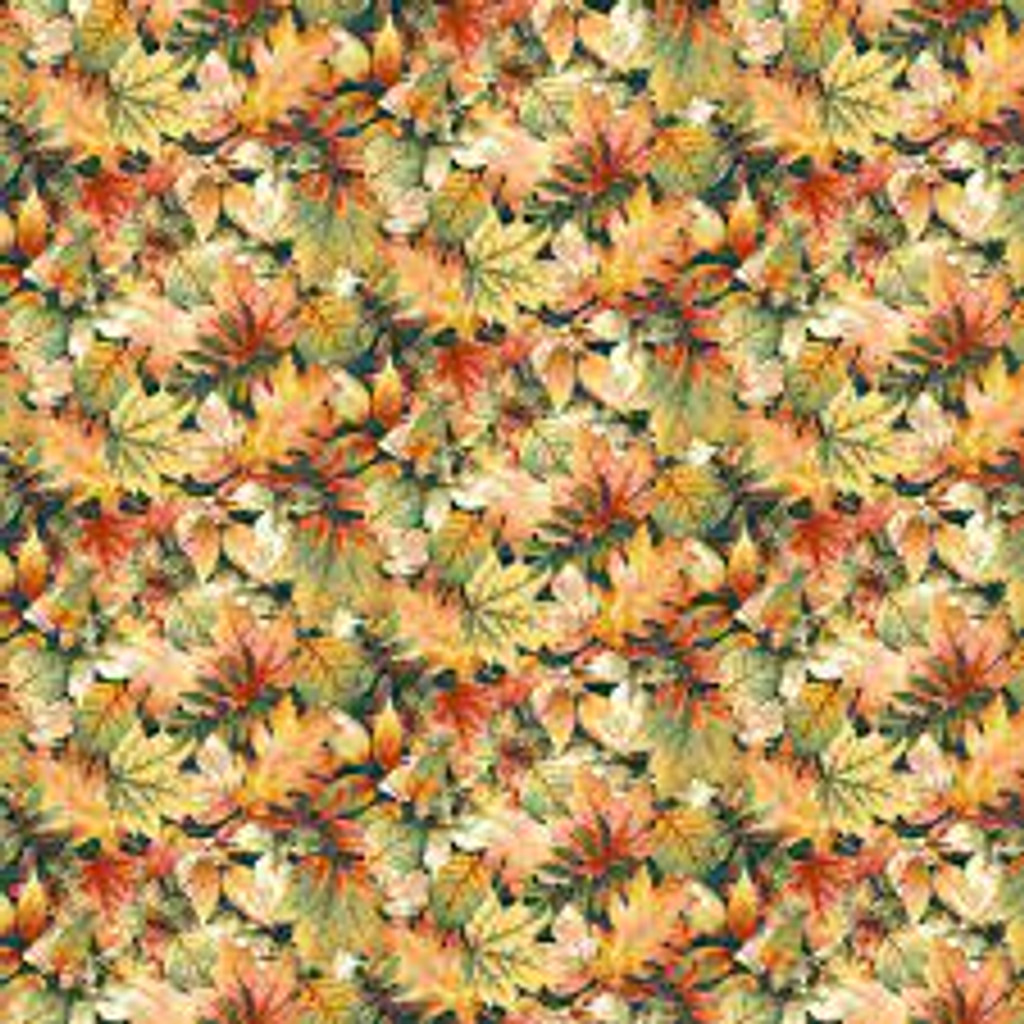 Forest Fall Leaves - Studio E Cotton (7251-68)