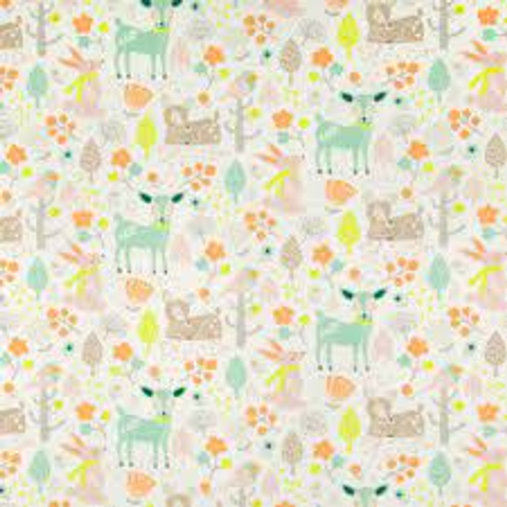 Forest Whisper - Robert Kaufman Cotton (AWY-73161-1 white)